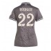 Maillot de foot Real Madrid Antonio Rudiger #22 Troisième vêtements Femmes 2024-25 Manches Courtes